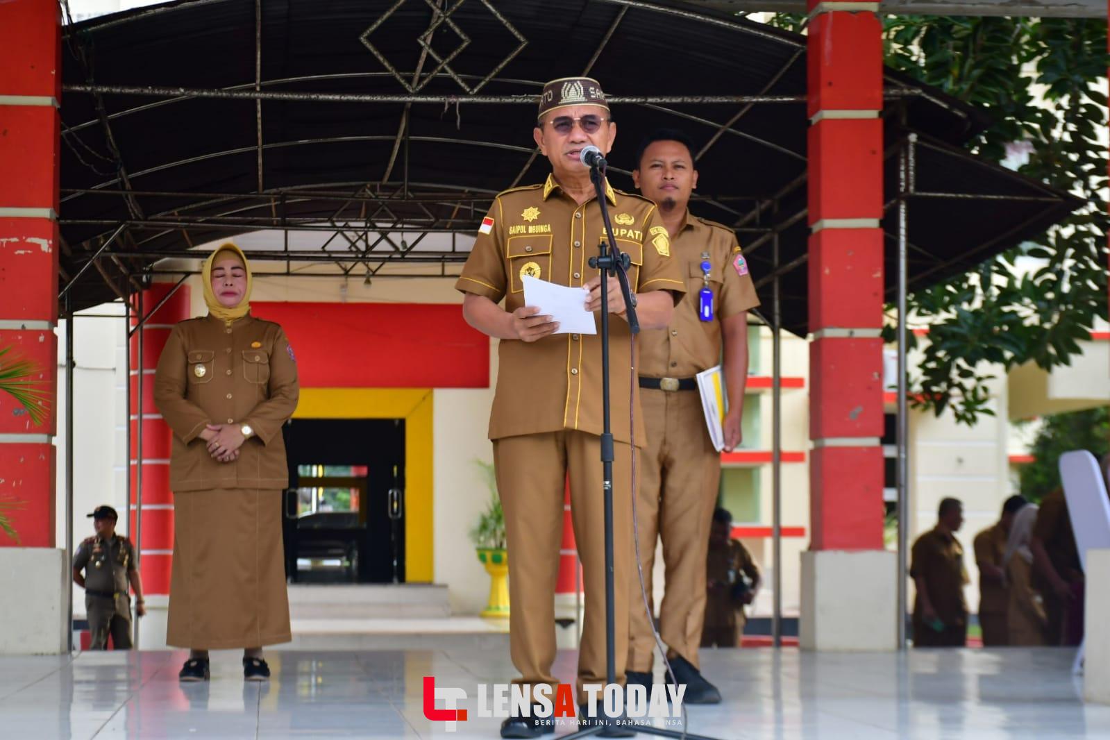 Apel Awal Tahun 2023, Bupati Saipul : Setiap ASN Harus Memiliki Semangat & Interitas Membangun Daerah