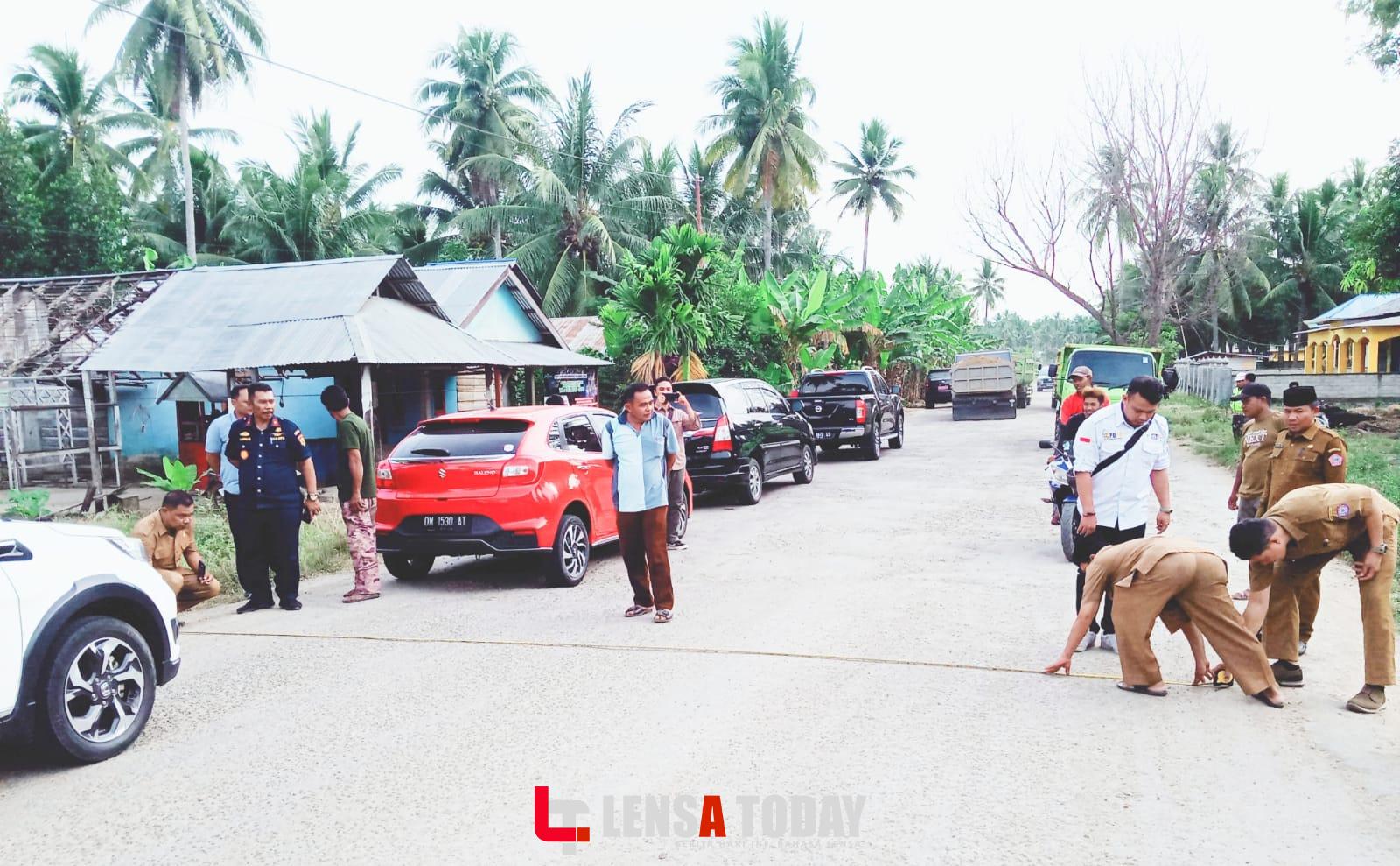 Pemda Bersama Camat Randangan Tepis Isu Pelebaran Bahu Jalan Seluas 30 Meter Menuju Akses Jalan Bandar Udara