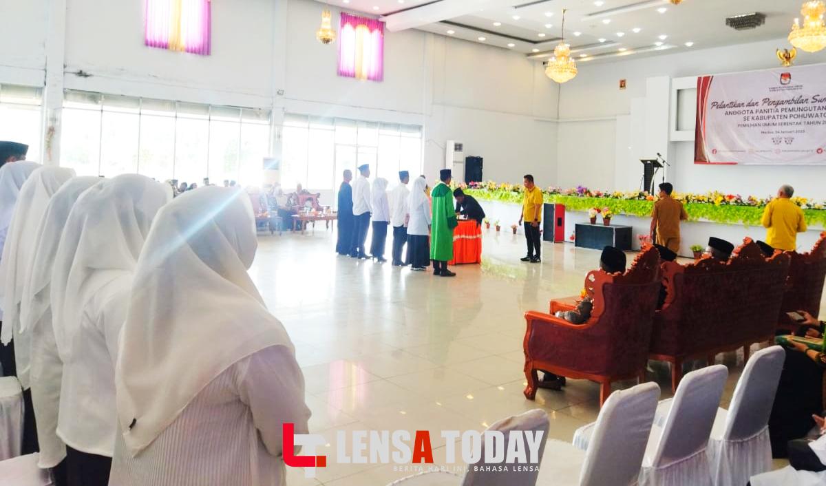 KPU Pohuwato Lantik 312 Anggota PPS, Berikut Daftar Nama – Nama