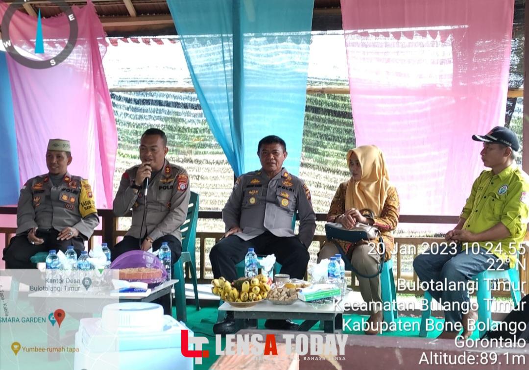 Gelar Jum’at Curhat, Kapolres Bonbol Duduk Bersama Masyarakat Bulotalangi Timur