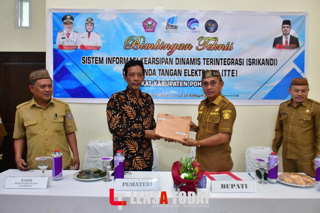 Dihadiri Bupati Pohuwato, OPD & Kecamatan Ikuti Bimbingan Implementasi Aplikasi SRIKANDI dan TTE