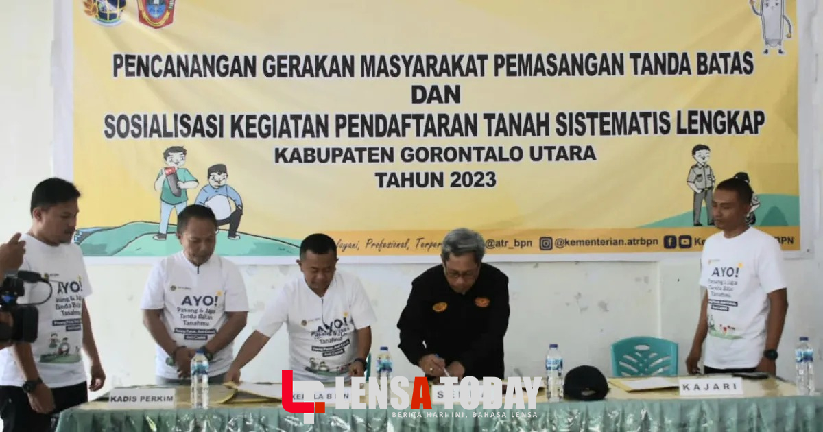 Masyarakat Gorut Menyambut Baik Program Dari Kementerian ATR/BPN