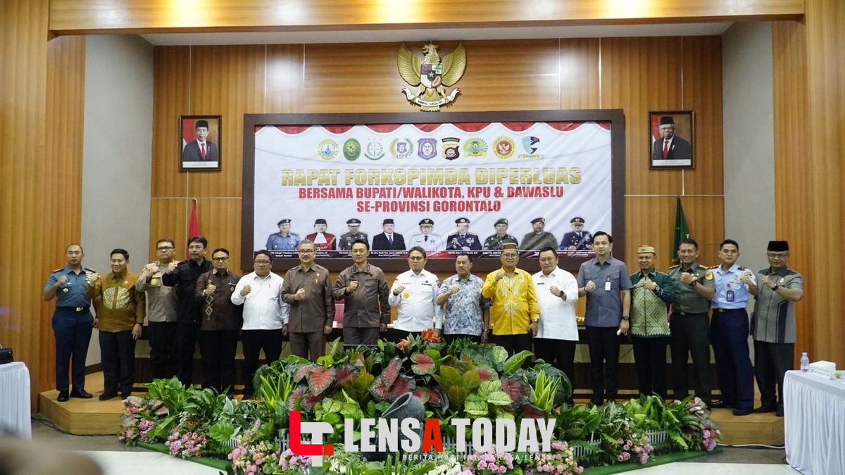 Hadiri Rapat Koordinasi Bersama Forkompinda Gorontalo, Thariq siap Sukseskan Pemilu 2024