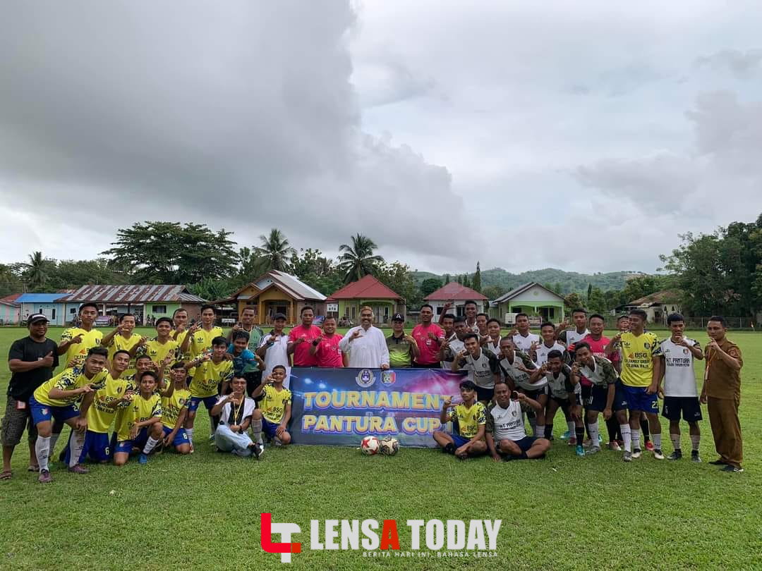 Wakil Ketua DPRD Gorut Resmi Menutup Turnamen Sepak bola Pantura Cup 1 Desa Poso