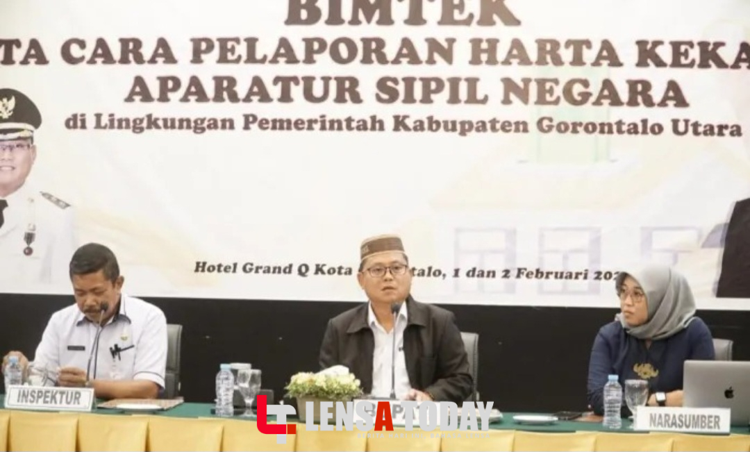 Pemda Gorut Gelar Bimtek Pelaporan LHKASN, Ini Harapan Bupati Gorut Thariq Modanggu