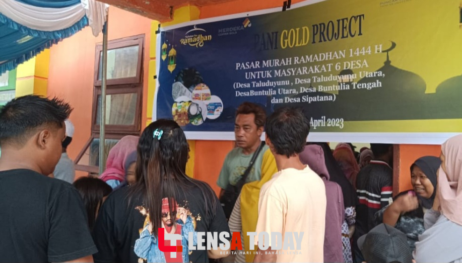 Pani Gold Project Bantu Masyarakat Bumi Panua Lewat Pasar Murah