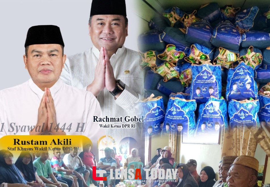 Serahkan Paket Lebaran RG, Ini Kata Ketua DPC Nasdem Pulubala