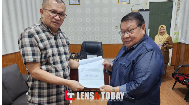 Datangi DPRD Secara Resmi, Ludin Olii Minta Suratnya Dibacakan Pada Paripurna Pekan Mendatang