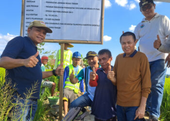 Program Aspirasi P3TGAI, Kades Sukamakmur Utara : Terimakasih Pak Rachmat Gobel