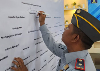 Gelar Apel Bersama, Lapas Pohuwato Deklarasi Halinar
