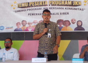 Gandeng Pemerhati Jurnalis Siber, BPJS Pohuwato Beri Sosialisasi Kemudahan pelayanan Kesehatan