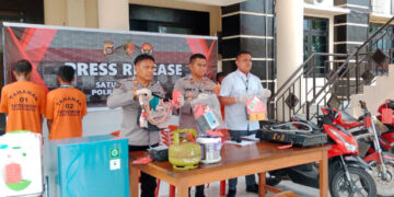 Berhasil Amankan 4 TSK, Polres Pohuwato Temukan Uang Puluhan Juta Sebagai Alat Bukti