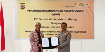 Kapolda Gorontalo Jamin Keamanan Kegiatan Proyek Tambang Emas Pani Gold Project