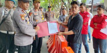 Gelar Unras, APPL Desak Kapolda Amankan 18 Alat Berat Yang Telah di Police Line