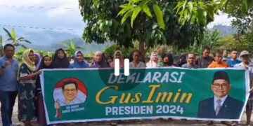 Relawan Dahlan Usman Deklarasikan Gus Imin Sebagai Calon Presiden 2024