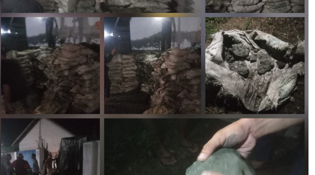 Tak Kunjung Ditindaki Oleh Kapolda, Gudang Batu Hitam Disegel Masyarakat, Rezaldath : Barang Sama Tapi Beda Tindakan