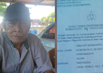Salah Satu Warga Tinelo Laporkan Oknum Polisi Ke Propam Polda Atas Dugaan Penyerobotan Lahan Miliknya