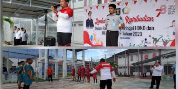 Begini Pesan Kalapas Pohuwato Saat Membuka Kegiatan Pekan Olahraga Antar Warga Binaan