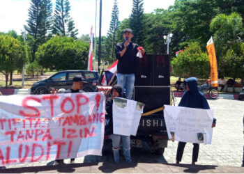 Tak Kunjung di Tertibkan, Aliansi Barak Ambil Langkah Tegas Bakal Blokade Jalan Area PETI Taluditi