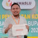 Ikuti Kegiatan Pusdiklat Bawaslu RI, Wahyudin Akili Raih Predikat Terbaik