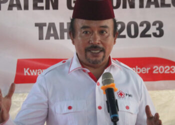 Gelar Musyawarah Kerja, Muksin Badar Pimpin PMI Gorut