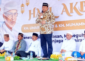 Hadiri Haul Akbar di Ponpes Alkhairaat Boalemo, Rachmad Gobel : Jaga persatuan dan kesatuan