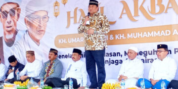 Hadiri Haul Akbar di Ponpes Alkhairaat Boalemo, Rachmad Gobel : Jaga persatuan dan kesatuan