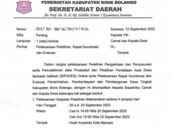 Soroti Bimtek Pemda Bonbol Diluar Daerah, LSM Jaman : Miris, Diduga Bimtek Tersebut Terselubung Misi Politik