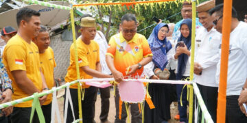 Resmikan Fasilitas Pamsimas Di Desa Tolango, Thariq Modanggu: di Jaga Dengan Baik