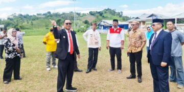 Bupati Gorut Tinjau Lokasi Pelaksanaan Upacara Peringatan Hari Proklamasi