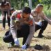 Wujud Nyata Komitmen Polri, Bid Humas Polda Gorontalo Gelar Penanaman Pohon