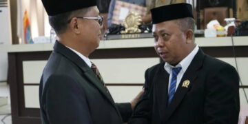 Hadiri Pelantikan PAW Rahmat Lamaji Sebagai PAW Anggota DPRD Gorut, Ini Harapan Bupati Gorut