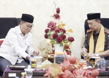 Terima Kunker Kejati Gorontalo Secara Resmi, Bupati Paparkan Secara Umum Wilayah Gorut