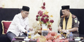 Terima Kunker Kejati Gorontalo Secara Resmi, Bupati Paparkan Secara Umum Wilayah Gorut