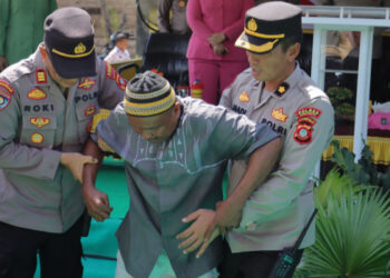 Polda Gorontalo Gelar Bakti Sosial dan Bakti Kesehatan di Wilayah Pohuwato