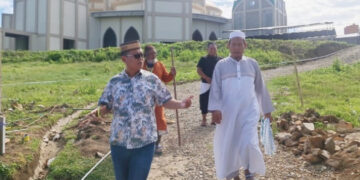 Gelar Ijtima Gorontalo-Sulut, Bupati Gorut Tinjau Lokasi