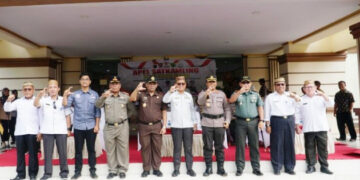 Gelar Apel Satkamling, Bupati Gorut Imbau Masyarakat Ikut Menjaga Keamanan dan Ketertiban