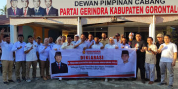 DPC Gerindra Kabgor Deklarasi Prabowo-Gibran, Tomy Ishak : Kami Kawal, Kami Menangkan