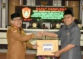 DPRD Gorut Terima Pengajuan RAPBD 2024