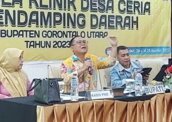 Pemda Gorut Gelar Bimtek Pengelola Klinik Desa Ceria