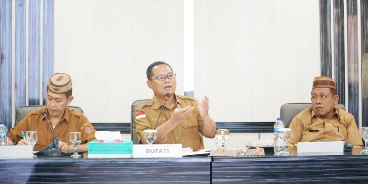 Gelar Rakor Penanggulangan Kemiskinan Ekstrem, Ini Harapan Bupati Gorut