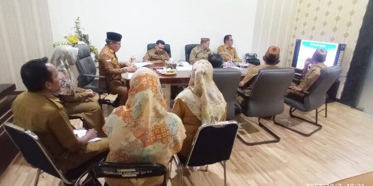 Pemda Gorut Gelar Rakor Persiapan Kema Bakti Manunggal Forkopimda, TNI, dan Milenial