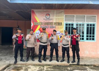 Sat Samapta Polres Kampar Patroli Perintis Presisi Ke KPU dan Bawaslu