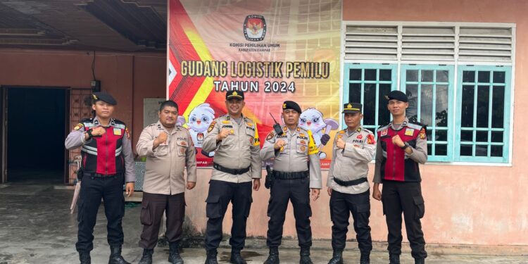 Sat Samapta Polres Kampar Patroli Perintis Presisi Ke KPU dan Bawaslu