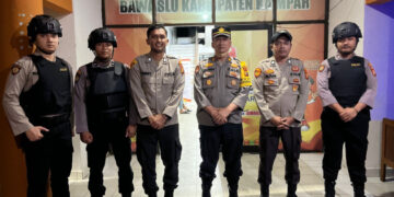 Tingkatkan Intensitas Patroli, Sat Samapta Polres Kampar Patroli Perintis Presisi Ke-KPU & Bawaslu Kampar