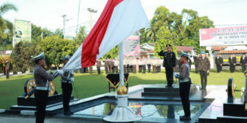 Polres Kampar Gelar Upacara Hari Pahlawan Ke 78