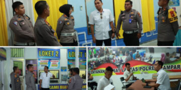 Kapolres Kampar Sambut Kunjungan Tim Verifikasi Pelayanan Publik Dari Kemenpan RB