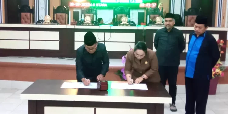 Usai Dibahas Secara Maraton, DPRD Gorut Setujui APBD-P Tahun 2023
