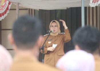Gelar Apel Perdana, Displin PNS Dan PPPK Menjadi Sorotan Pj Bupati Gorut