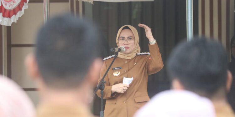 Gelar Apel Perdana, Displin PNS Dan PPPK Menjadi Sorotan Pj Bupati Gorut